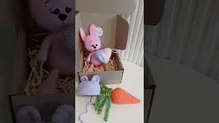 Зайка #crochet #amigurumi #ручноевязание #handmade #live