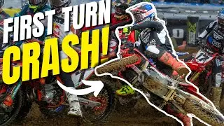 FIRST TURN PILEUP - Chapter Twelve | Shane Mcelrath Supercross Vlog