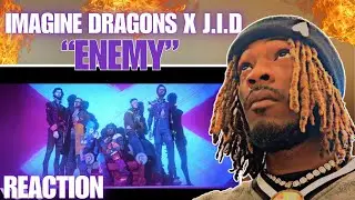 First Time Reacting to Imagine Dragons x J.I.D - Enemy | Shocking Response