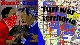 CRIPS VS BLOODS - Территория войны за территорию (Los Angeles Gangs)
