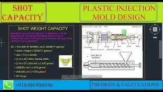 How to calculate Injection molding machine shot capacity or shot capacity कैसे निकले 5 मिनट में 👍🏻
