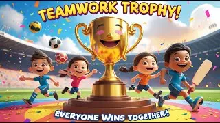 &ldquo;Teamwork Trophy 🏆  Kids Learning Poem About Friendship & Fair Play  Fun Sports Rhyme for Children&rdquo;