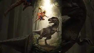 Hanuman aur dinosaur me bhishm yuddh