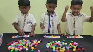 CATERPILLAR POMPOM ACTIVITY II color  ACTIVITY II HELLOKIDZ RIVERSTONE SUNDARGARH