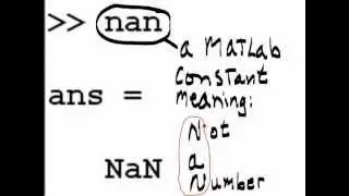 Matlab assignment statements and constants