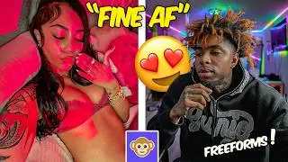 I Tried RIZZING BADDIES With My FREEFORMS On The Monkey App...