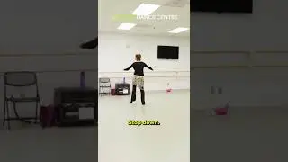 Your standing shoulder should keep pressing down when executing Pass&eacute; Relev&eacute;!
