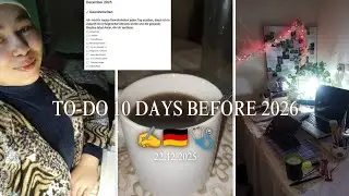 خطة 10 أيام قبل بداية 2026📝طريقة دراسة اللغة و التمريض في نفس الوقت📌 daily vlog Notion-Plan