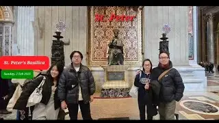 VATICAN : Saint Peter's Basilica.  January 2025. Jubilee 2025 - The Holy Door /Porta Sancta 