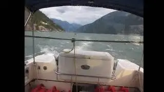 Gardner Canal Rough Water Passage in C-Dory 22 Cruiser