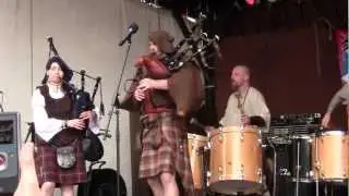 MPS - Weeze 2012  ! The Irish ! Saor Patrol - with a 2nd bagpipe , a girl ! :-)