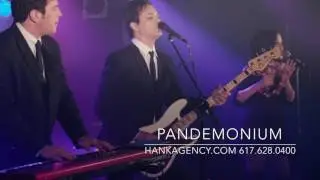 boston wedding band entertainment pandemonium performs Handclap hank agency rock your wedding