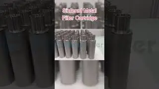 Sintered Metal Filter Cartridge: Available for Immediate Delivery
