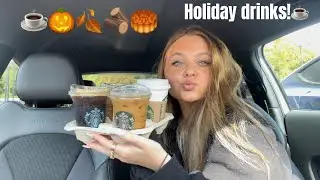 TRYING NEW STARBUCKS AUTUMN/WINTER DRINKS UK EDITION 2022🍂