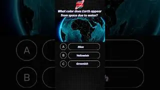 What is the another name for Earth due to its water 💧  #triviatricks #quiz #space#gkquiz #geography