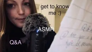 ASMR Q&A | Get to know me better 💟 (part 2) 