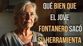 El chico joven ayud&oacute; a la se&ntilde;ora mayor a resolver el problema.
