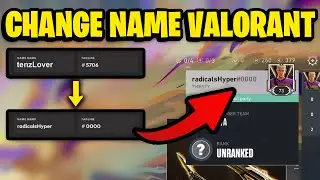 Как БЫСТРО сменить имя в Valorant в 2025 году!