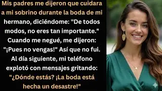 Dijeron que no era importante, así que me salté la boda. ¡Ahora me están suplicando que solucione