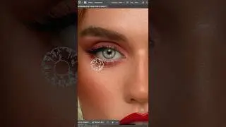 How to add iris in Photoshop #makeup #edit #photoshop #retouch #iris #tutorial #photo #art #beauty
