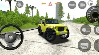 Modified mahindra thar😈games:indian thar (gadi wala games) car game android game #2025 part  1