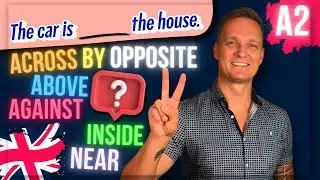 🚗BELOW, ABOVE or NEAR? 🤔Fortgeschrittene Ortspräpositionen einfach erklärt! | Englisch A2
