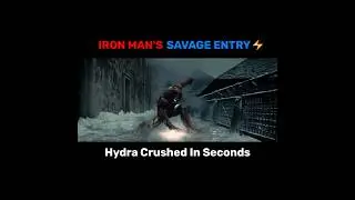Ironman's savage entry 🤯😳 | #shorts #ironman #marvel #marvelshorts