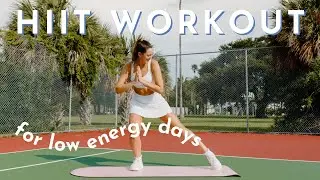 Dumbbell HIIT for Low Energy Day | Feel Good Workout for Women | The Fit Flamingo