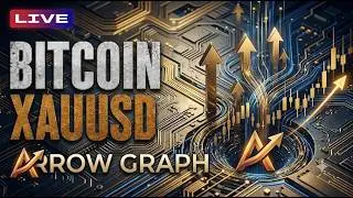 BITCOIN XAUUSD LIVE STREAM ANALYSIS || JUN 7,2026 || Arrow Graph #youtubechannel #trading #foryou
