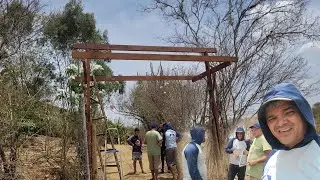 NOVO VIZINHO NA FAZENDINHA, COMEÇAMOS A CASINHA DA ENTRADA 