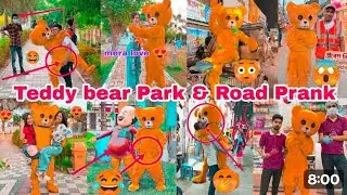 Park funny video teddy bear 🧸||cute girls enjoy 😀|| @VIPTEDDY 