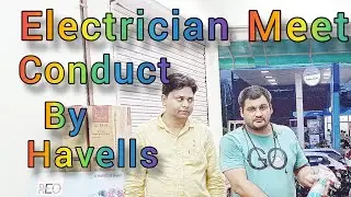 ELECTRICIAN MEET-UP BY HAVELLS💡#mishraelectricals #shorts #electricshop #electrical  #shopdesign