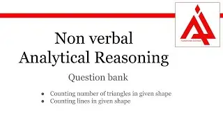 NATA mock test for non verbal analytical reasoning | NATA mcq questions | count number of triangles
