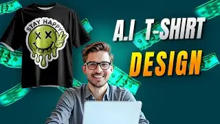 Create Stunning T-Shirt Designs with AI in Minutes! 🔥 (Beginner-Friendly) | #teesplan #photoshop