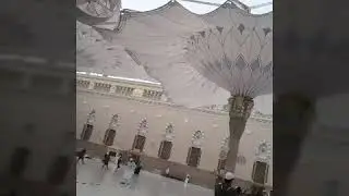 OUTSIDE VIEW OF MADINA|| BIG UMBRELLAS OF MADINA||ALL TECH 007
