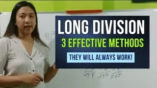 How to Learn & Teach Long Division in One Lesson: Secret Methods#longdivisionmethod