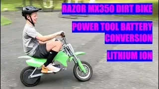 Razor MX350 Lithium Ion Conversion Guide