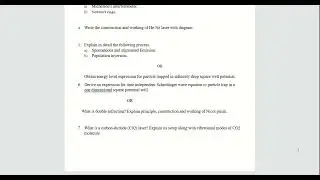 RGPV BTech 1st Year || Engineering Physics 201 || RGPV BTech 2nd semester Important Question 2023