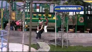 Gwen Stefani and Family at the park and Bristol Farms