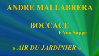 Andr&eacute; Mallabrera   Boccace   Air du jardinier   F von Suppe  Club National du Disque CND 1060