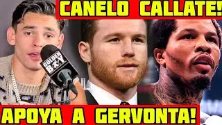 RYAN GARCIA LE CONTEXTO A CANELO POR APOYAR A GERVONA MEJOR CALLATE!