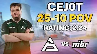 cej0t (25-10) SAW vs MIBR (Nuke) | IEM Melbourne 2025 | PRO POV