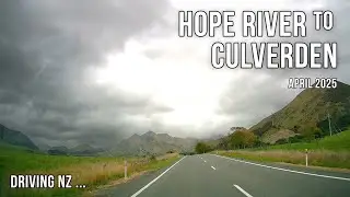 Driving new Zealand: Hope River to Culverden | scenic | 4K