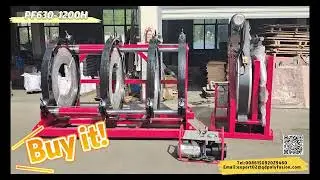 1200mm HDPE Butt Fusion Welding Machine/PE Thermofusion Machine/Машина для стыковой сварки HDPE