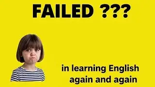 Failed in English learning ? Watch this before you quit  #Englishlearning #howtolearnenglish