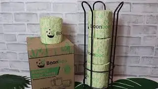 100% Bamboo Toilet Paper | 8 Rolls Unbleached 3-Ply | Sustainable & Biodegradable | Plastic-Free