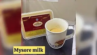 Mysore milk 🥛, A viral drink with only two ingredients 😋.