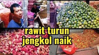 Hari ini rawit merah turun jengkol naik lagi,tomat 🍅 juga naik.ikut turun juga.
