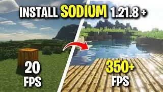 Как повысить FPS с помощью SODIUM в Minecraft Java 1.21.8+