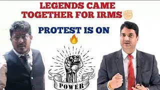 IRMS PROTEST IS ON FAST MODE DHANDE SIR CALLS FOR SUPPORT FROM MADE EASY|DHANDE SIR|IRMS PROTEST